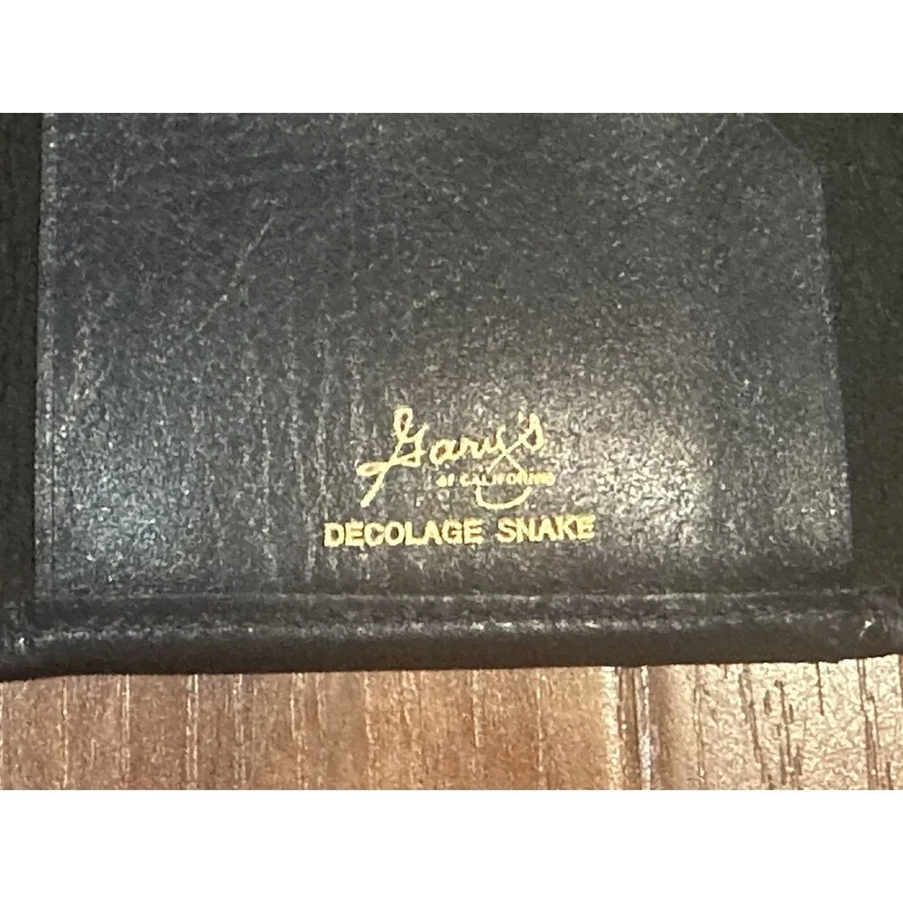 Gary’s of California Genuine Snake Leather 8-Ring Key Holder Case New with Tags!